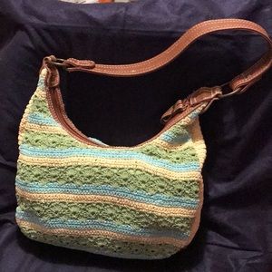 Crochet hand bag